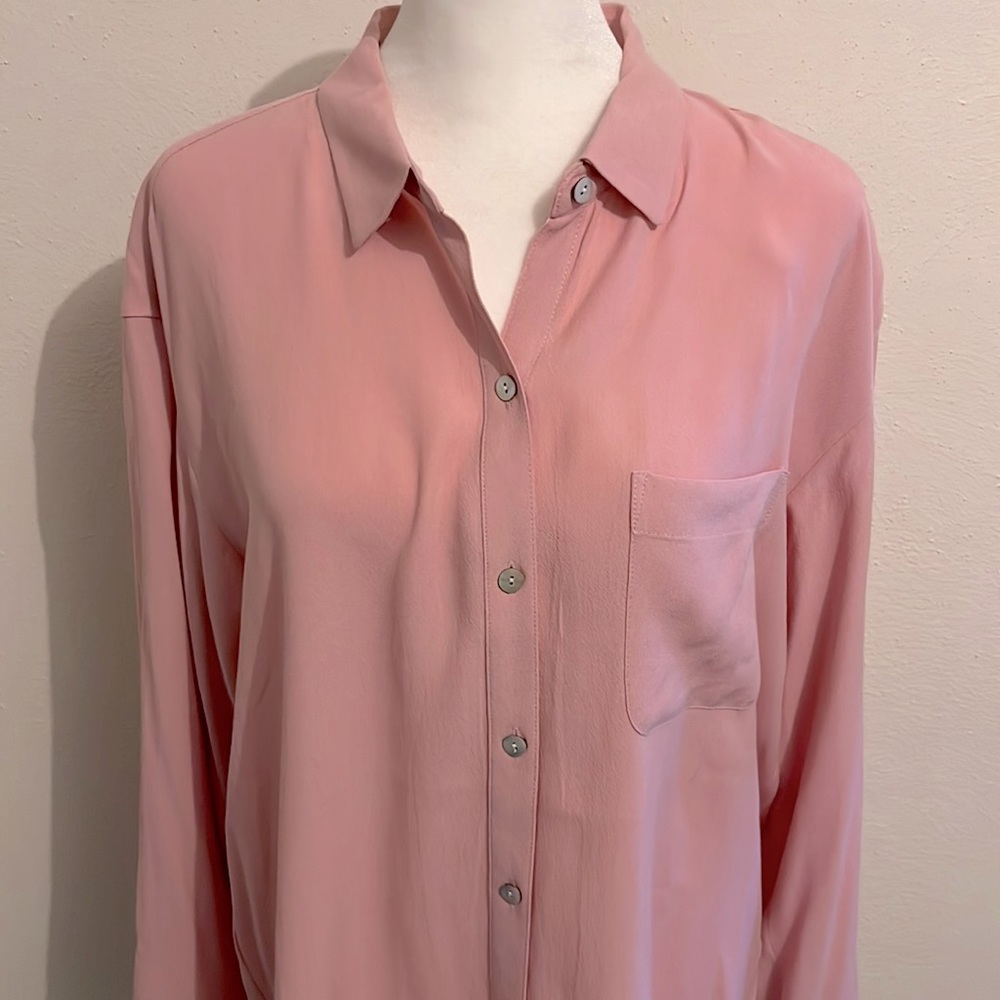 J.Jill Button down Top with pockets